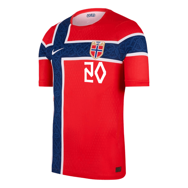 Norway NUSA #20 Home Soccer Jersey Authentic 2026