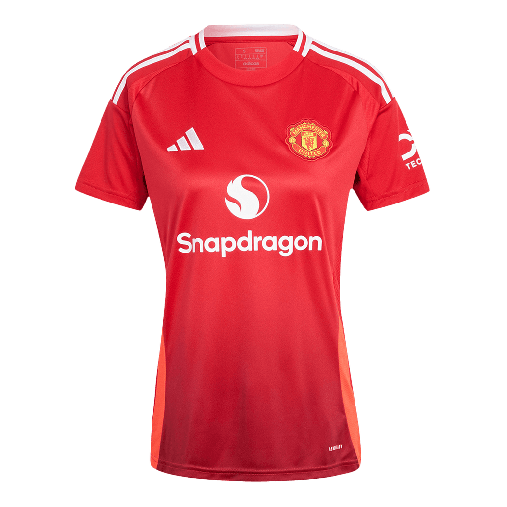 Women's Manchester United Home Soccer Jersey 2024/25 - Football Shirt | SmartJerseys | Official Quality
