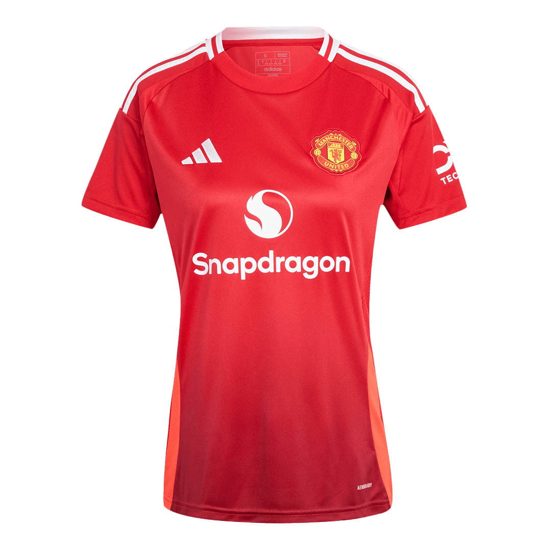 Women's Manchester United Home Soccer Jersey 2024/25 - Football Shirt | SmartJerseys | Official Quality