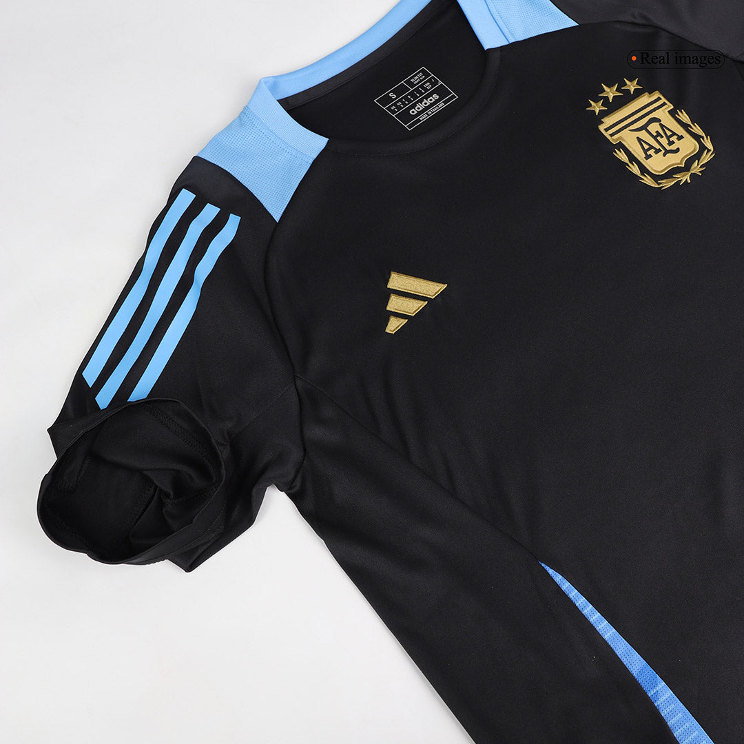 Camiseta de entrenamiento prepartido de Argentina para la Copa América 2024 - Negra