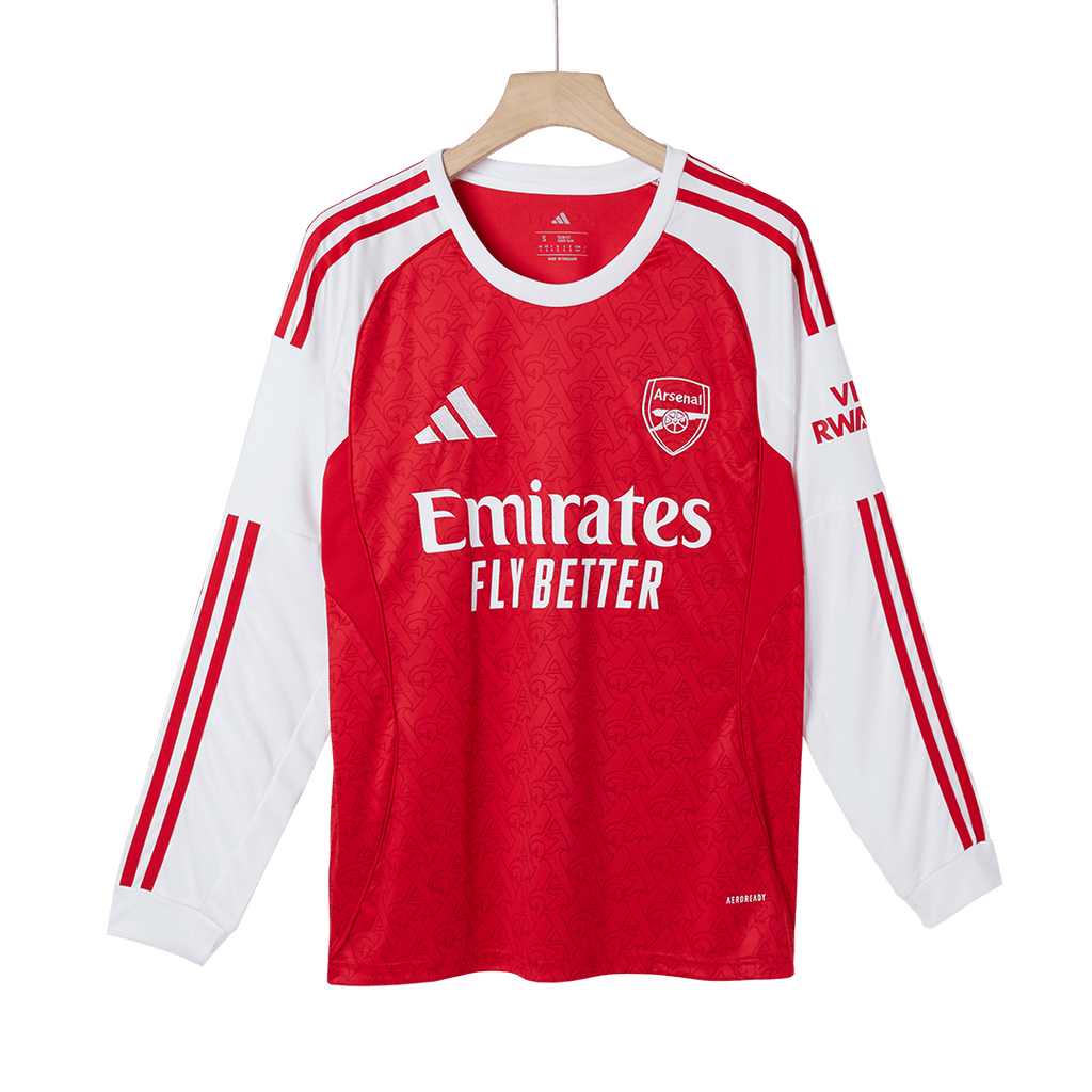 Arsenal Long Sleeve Home Soccer Jersey 2025/26