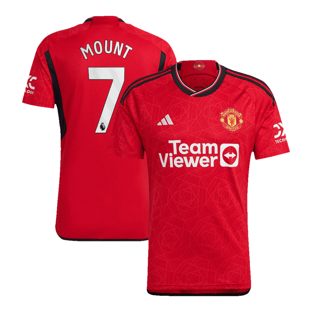 Manchester United MOUNT #7 Home Jersey 2023/24 - Football Shirt | SmartJerseys | Official Quality