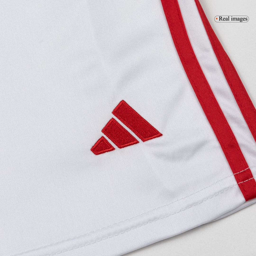Ensemble de football domicile Ajax pour enfant (maillot + short) 25/26 Blanc et rouge