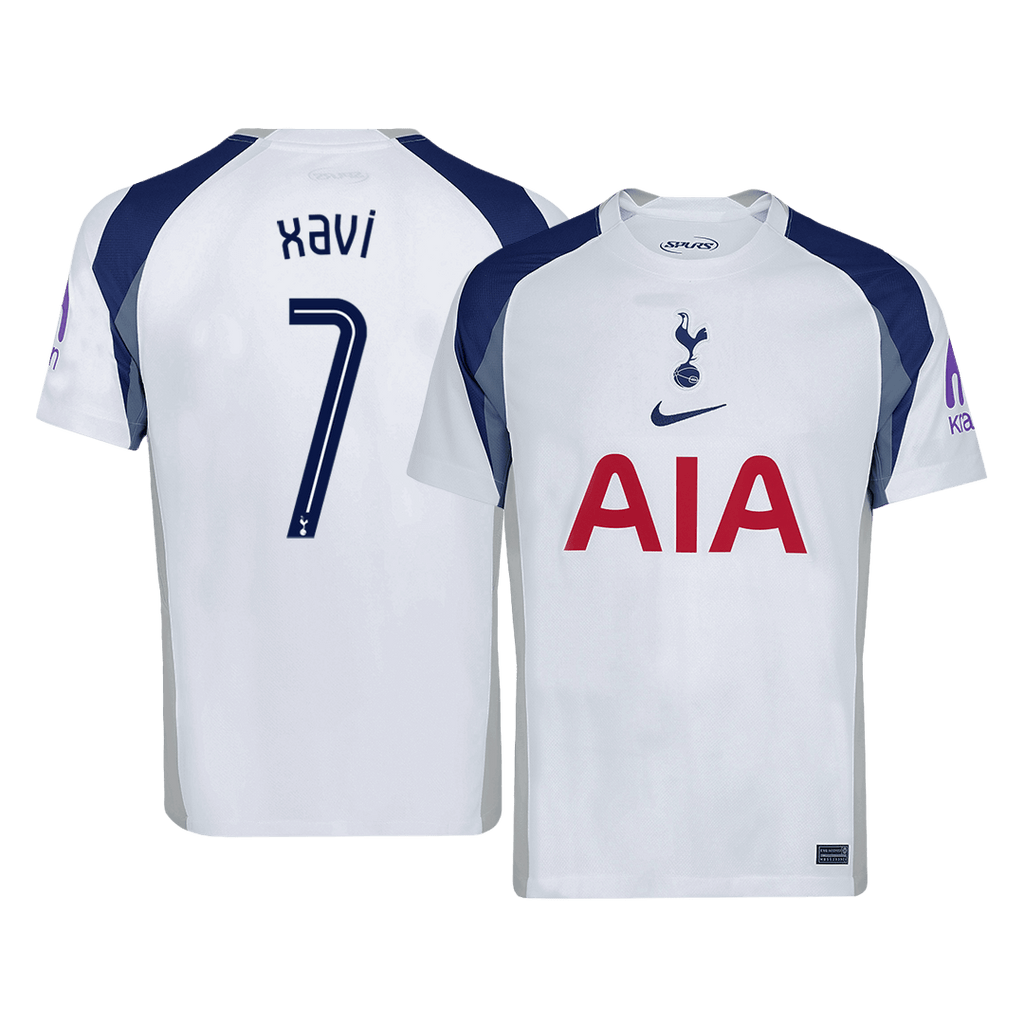 Tottenham Hotspur XAVI #7 Home Soccer Jersey 2025/26 - UCL Edition - Football Shirt | SmartJerseys | Official Quality
