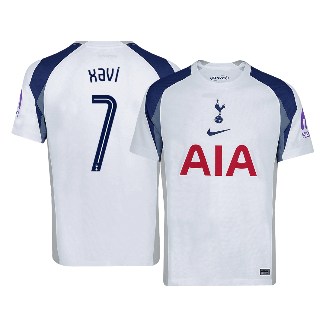 Tottenham Hotspur XAVI #7 Home Soccer Jersey 2025/26 - UCL Edition - Football Shirt | SmartJerseys | Official Quality