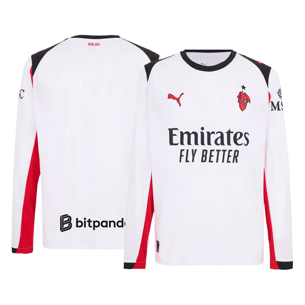 AC Milan Long Sleeve Away Soccer Jersey 2025/26