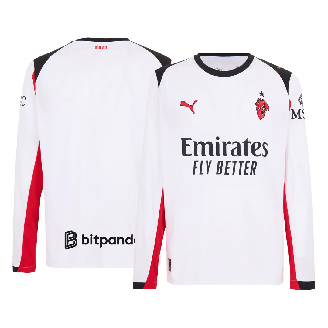 AC Milan Long Sleeve Away Soccer Jersey 2025/26