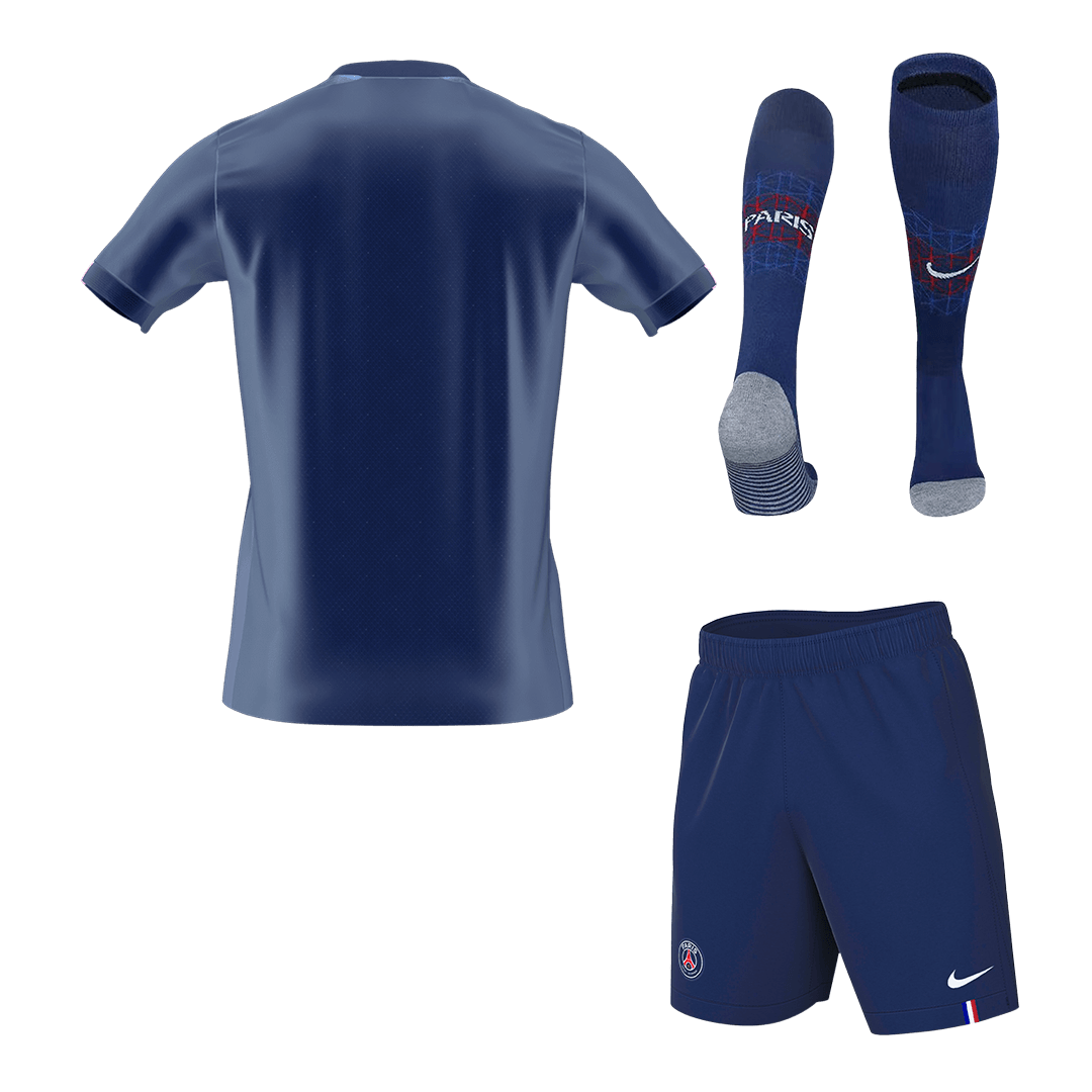 Camiseta de fútbol local del PSG (camiseta, pantalón corto y medias) 2025/26 azul marino