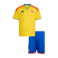 Kid's Colombia Home Soccer Jersey Kit(Jersey+Shorts) World Cup 2026 Yellow - Football Shirt | SmartJerseys | Official Quality