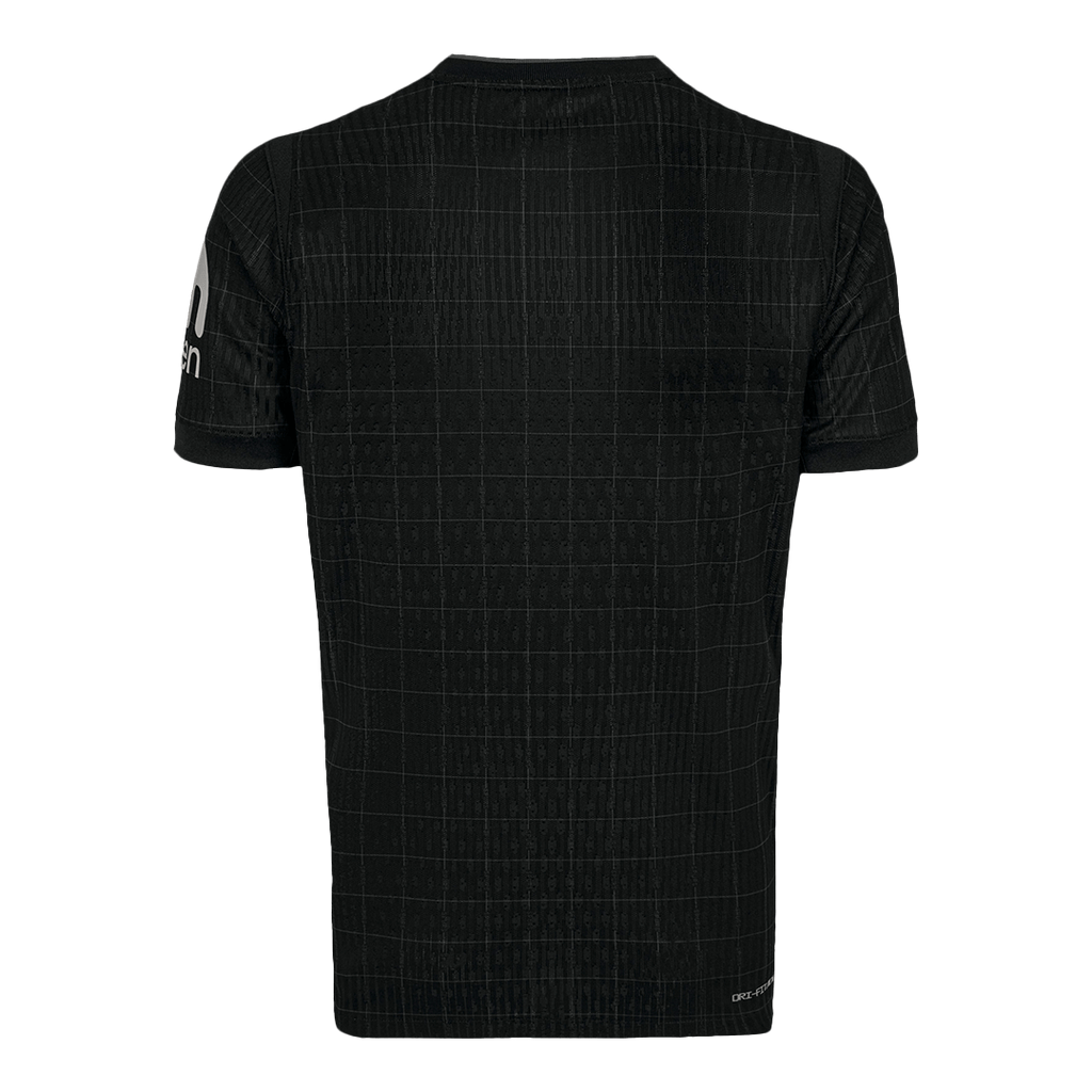 Camiseta de fútbol auténtica del Tottenham Hotspur de visitante 25/26, negra