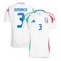Italy DIMARCO #3 Away Jersey EURO 2024 - Football Shirt | SmartJerseys | Official Quality