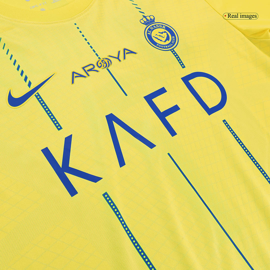 Camiseta Al Nassr RONALDO #7 Primera equipación 2023/24 