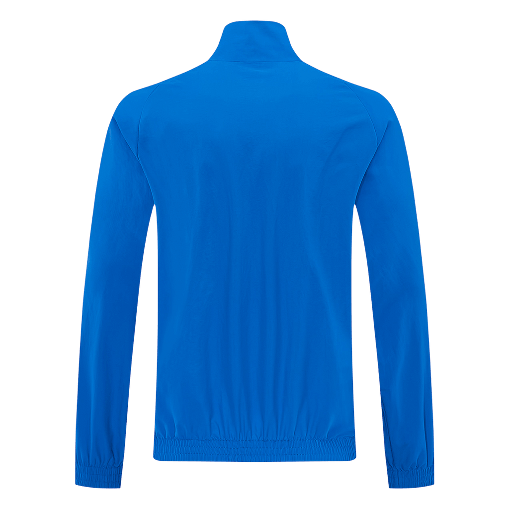 Real Madrid 1/2 Zipper Windbreaker Jacket Blue 2026