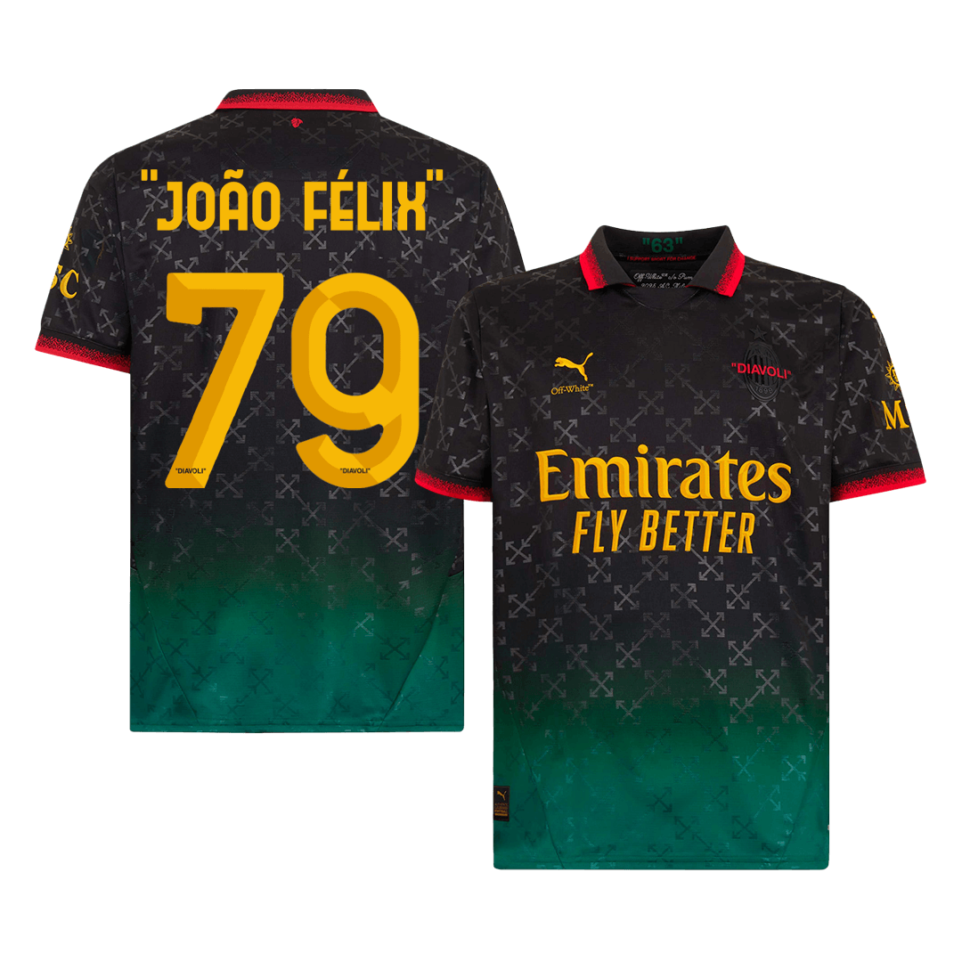 AC Milan "JOÃO FÉLIX" #79 Fourth Away Soccer Jersey 2024/25 - Football Shirt | SmartJerseys | Official Quality