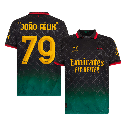 AC Milan "JOÃO FÉLIX" #79 Fourth Away Soccer Jersey 2024/25 - Football Shirt | SmartJerseys | Official Quality