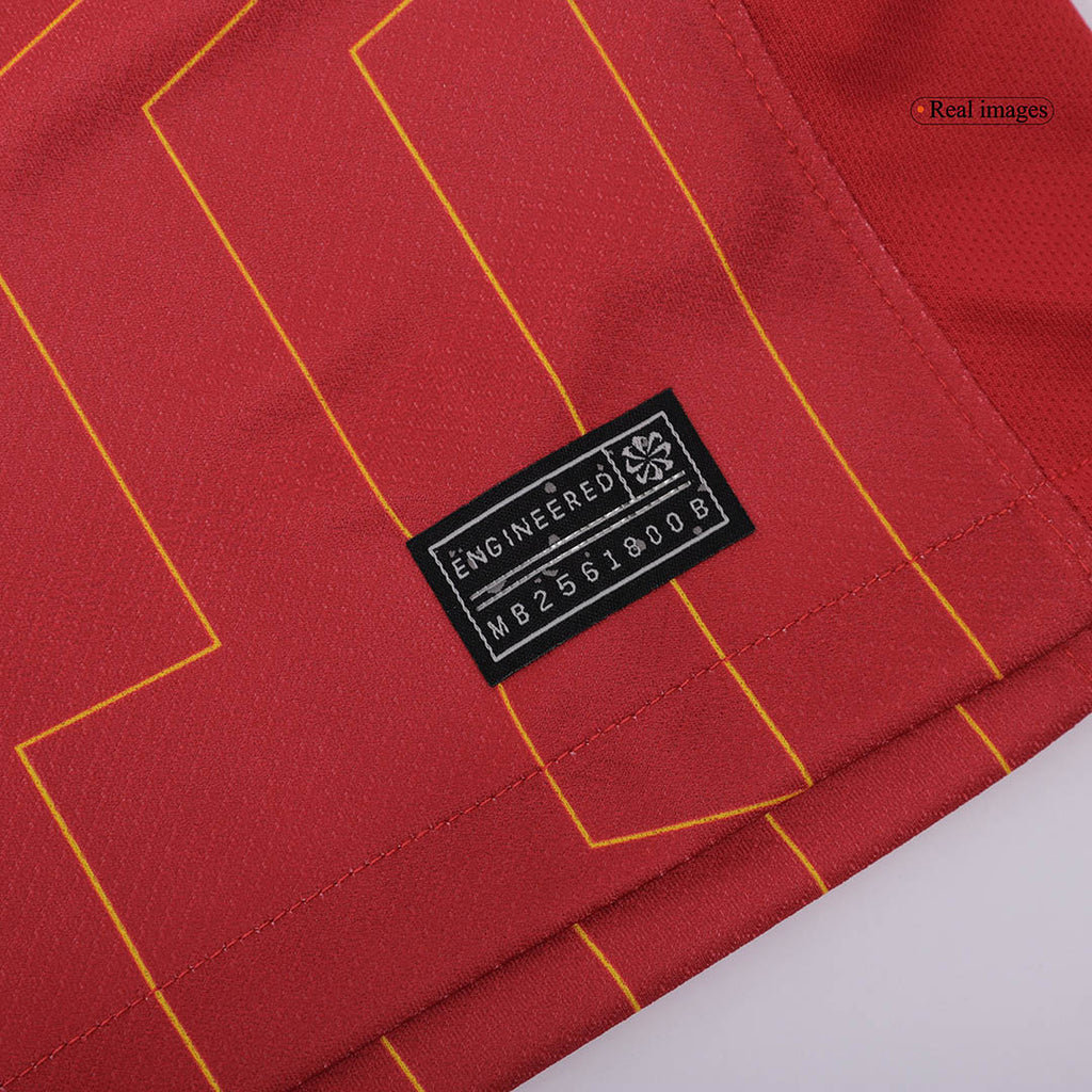Liverpool CHIESA #14 Home Soccer Jersey 2024/25 - UCL Edition
