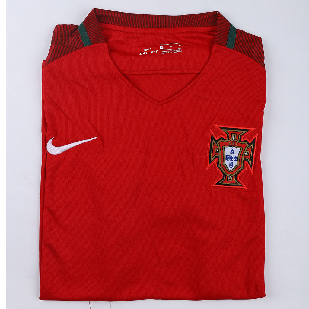 Portugal Home Soccer Jersey Retro 2016