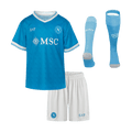 Kid's Napoli Home Soccer Jersey Kit(Jersey+Shorts+Socks) 25/26 Blue - Football Shirt | SmartJerseys | Official Quality