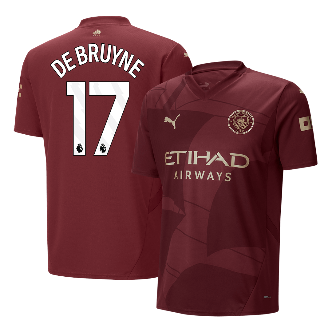 Manchester City DE BRUYNE #17 Third Away Soccer Jersey 2024/25 - Football Shirt | SmartJerseys | Official Quality
