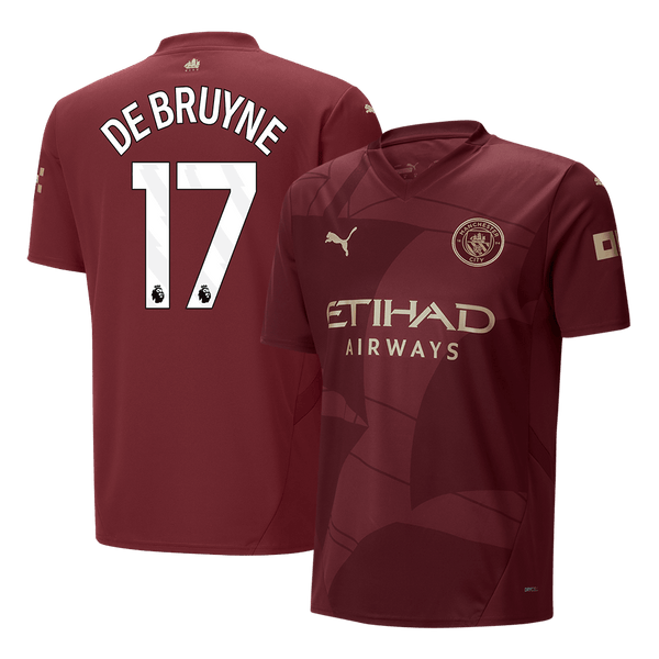 Manchester City DE BRUYNE #17 Third Away Soccer Jersey 2024/25 - Football Shirt | SmartJerseys | Official Quality