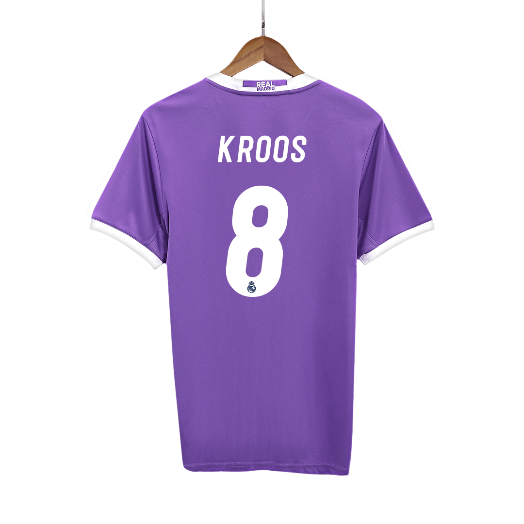 Real Madrid KROOS #8 Away Soccer Jersey Retro 2016/17 - Football Shirt | SmartJerseys | Official Quality