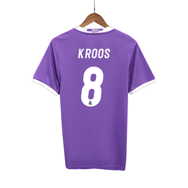 Real Madrid KROOS #8 Away Soccer Jersey Retro 2016/17 - Football Shirt | SmartJerseys | Official Quality