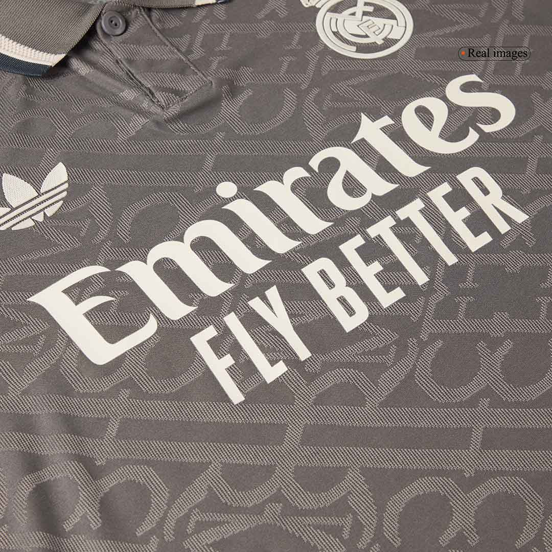 Camiseta de fútbol visitante VINI JR. #7 del Real Madrid 2024/25 auténtica