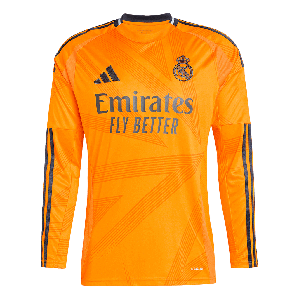 Real Madrid Long Sleeve Away Jersey 2024/25 - Football Shirt | SmartJerseys | Official Quality