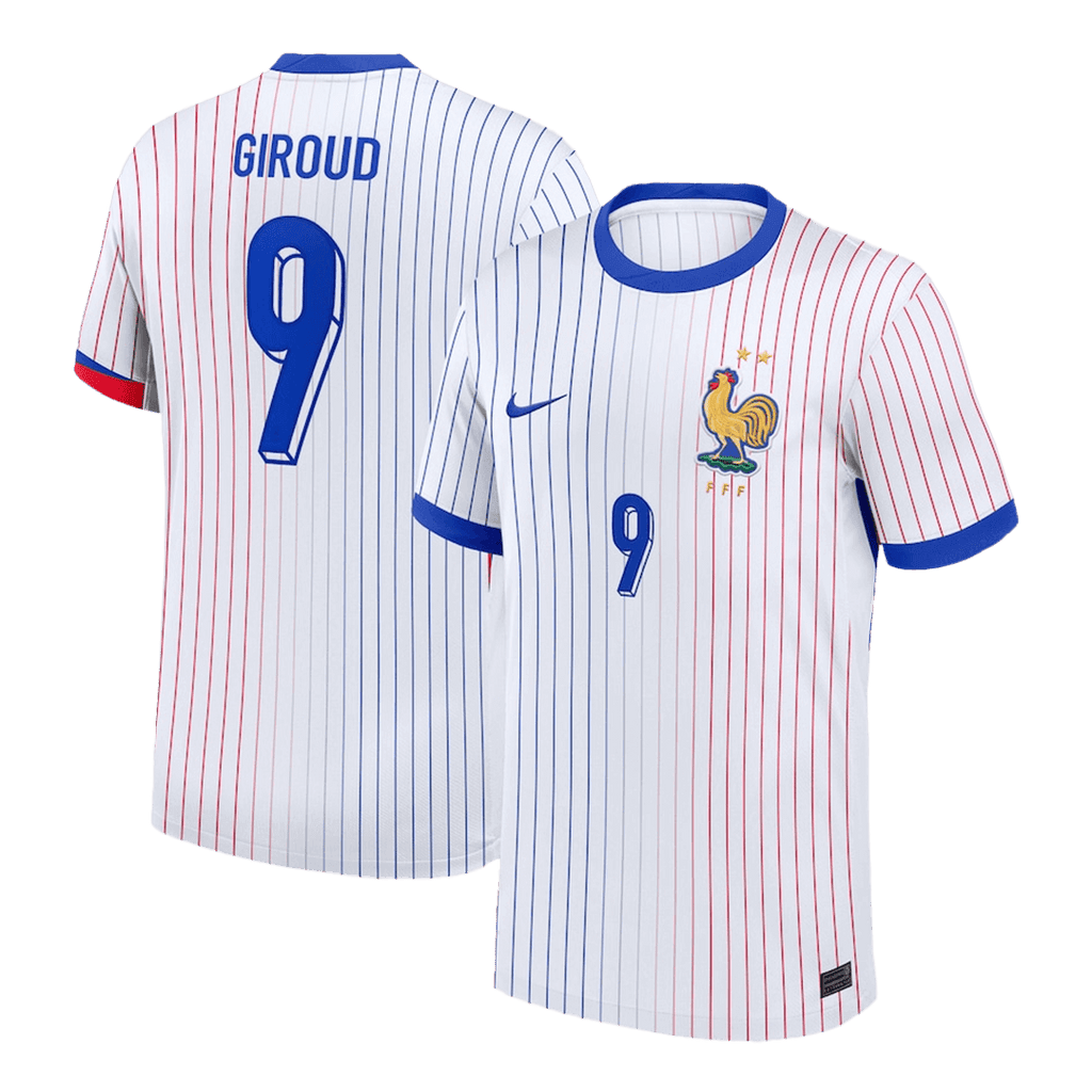 France GIROUD #9 Away Jersey EURO 2024 - Football Shirt | SmartJerseys | Official Quality