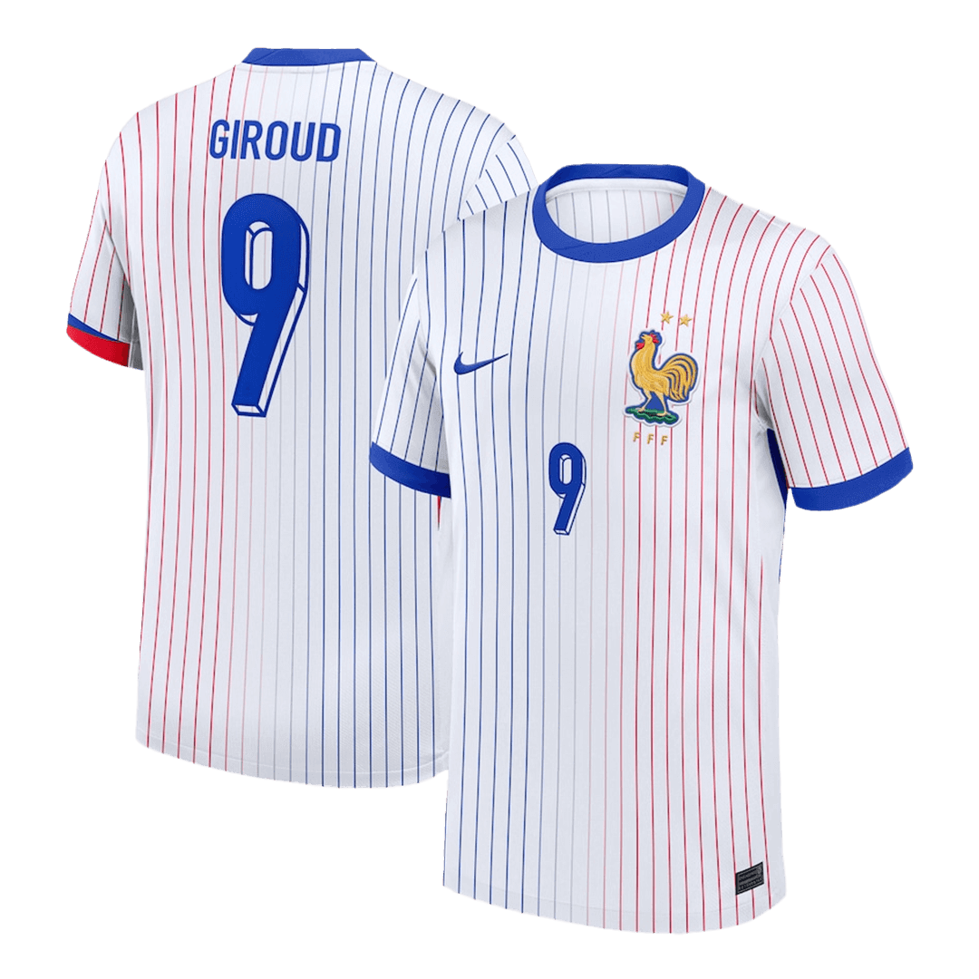 France GIROUD #9 Away Jersey EURO 2024 - Football Shirt | SmartJerseys | Official Quality