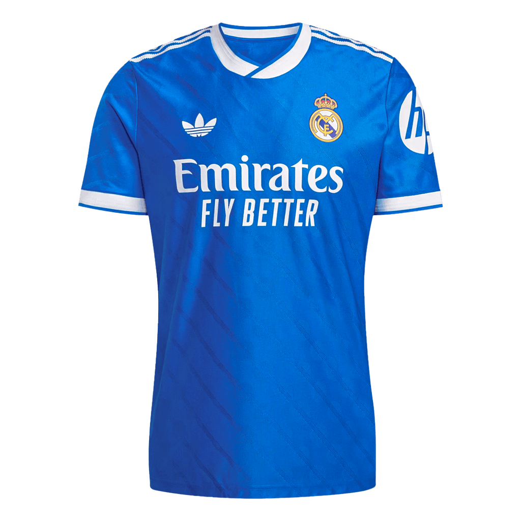 CAMAVINGA #6 Authentic Real Madrid Third Away Soccer Jersey 2025/26 Blue