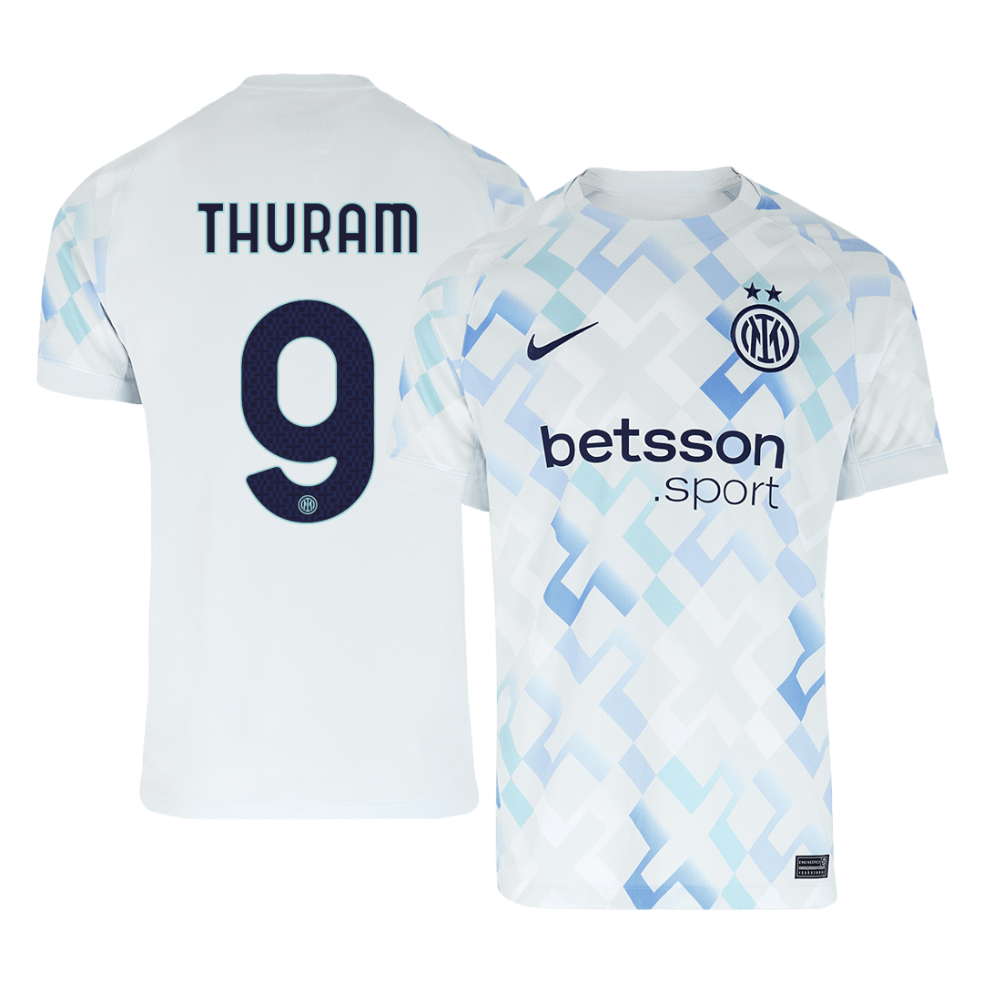 Inter Milan THURAM #9 Away Soccer Jersey 2025/26 - Football Shirt | SmartJerseys | Official Quality