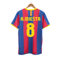 Barcelona A.INIESTA #8 Home Soccer Jersey Retro 2010/11 - Football Shirt | SmartJerseys | Official Quality