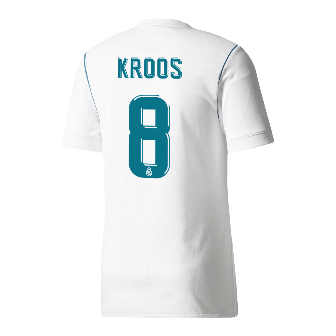 Real Madrid KROOS #8 Home Soccer Jersey Retro 2017/18 - Football Shirt | SmartJerseys | Official Quality