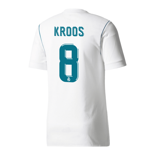 Real Madrid KROOS #8 Home Soccer Jersey Retro 2017/18 - Football Shirt | SmartJerseys | Official Quality
