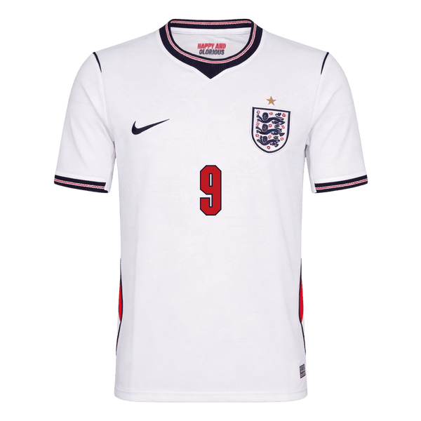 KANE #9 England Home Soccer Jersey World Cup 2026 White