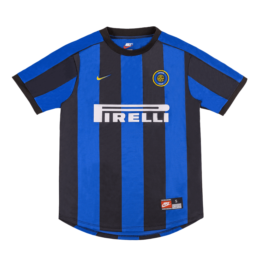 Camiseta de fútbol retro local del Inter de Milán RONALDO #9 1999/00