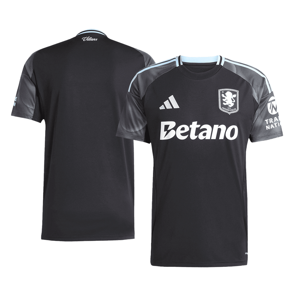 Camiseta de fútbol visitante del Aston Villa 25/26 negra