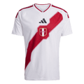 Peru Home Soccer Jersey World Cup 2026 White - Football Shirt | SmartJerseys | Official Quality