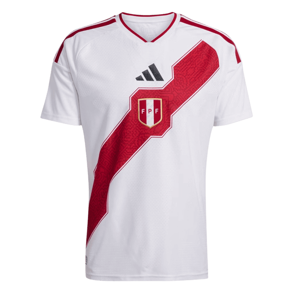 Peru Home Soccer Jersey World Cup 2026 White - Football Shirt | SmartJerseys | Official Quality