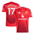 Manchester United GARNACHO #17 Home Jersey 2024/25 - Football Shirt | SmartJerseys | Official Quality