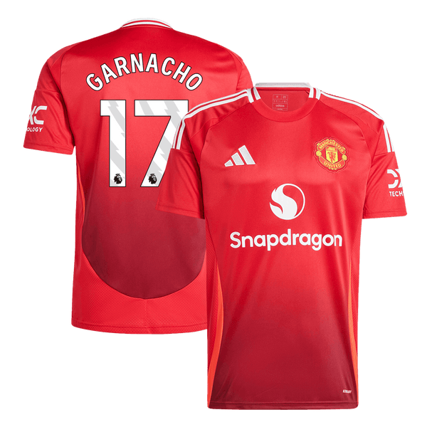 Manchester United GARNACHO #17 Home Jersey 2024/25 - Football Shirt | SmartJerseys | Official Quality