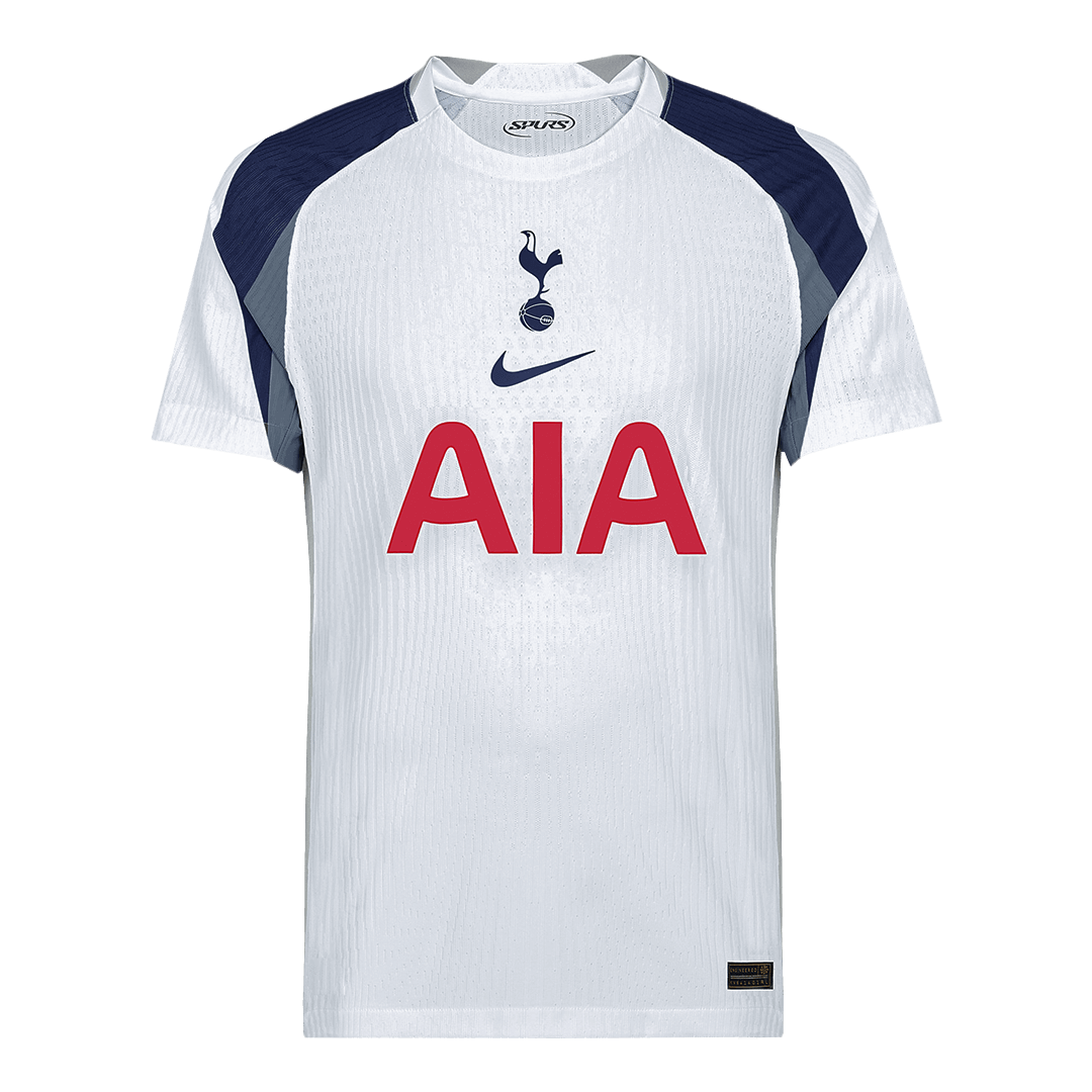 XAVI #7 Authentic Tottenham Hotspur Home Soccer Jersey 2025/26 White - UCL