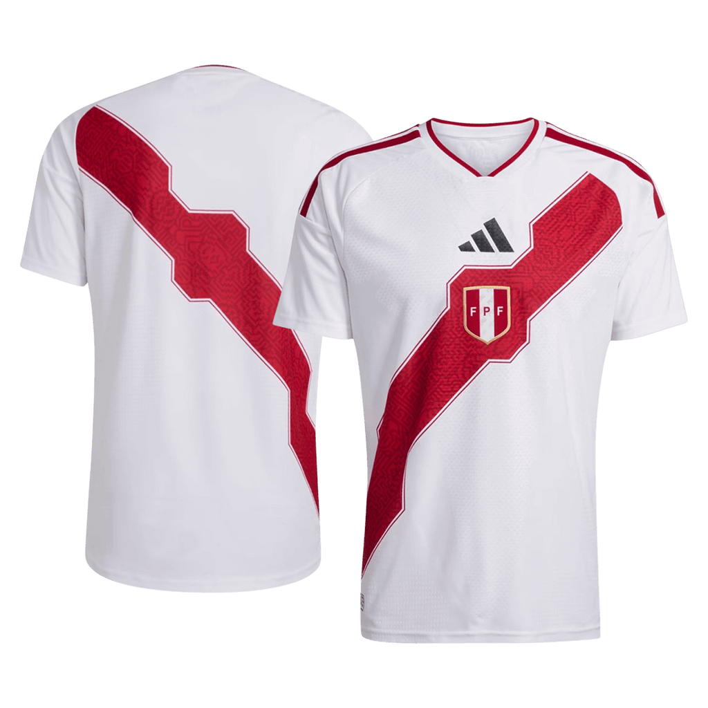 Peru Home Soccer Jersey World Cup 2026 White