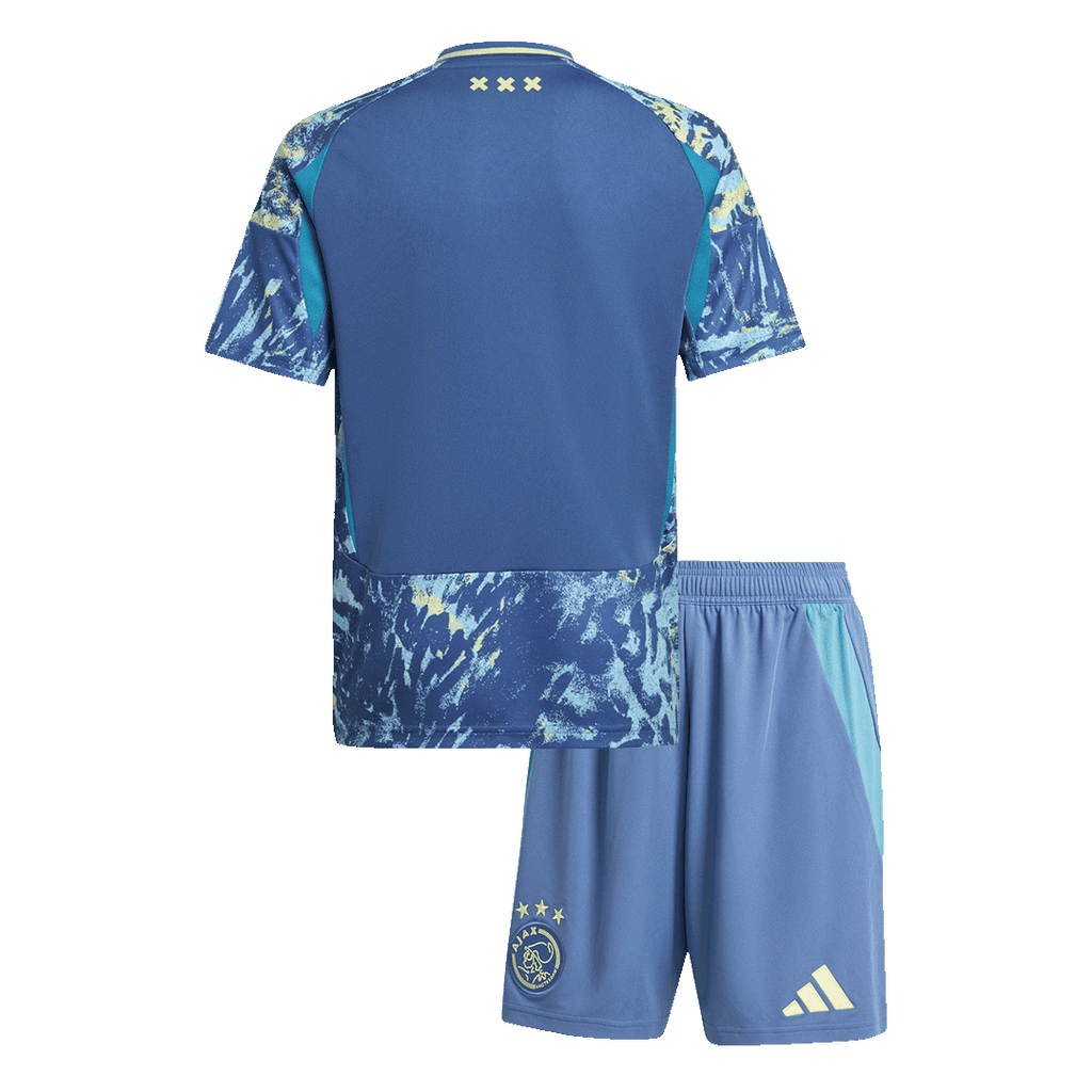 Tenue de football extérieure de l'Ajax pour enfant (maillot + short) 2024/25