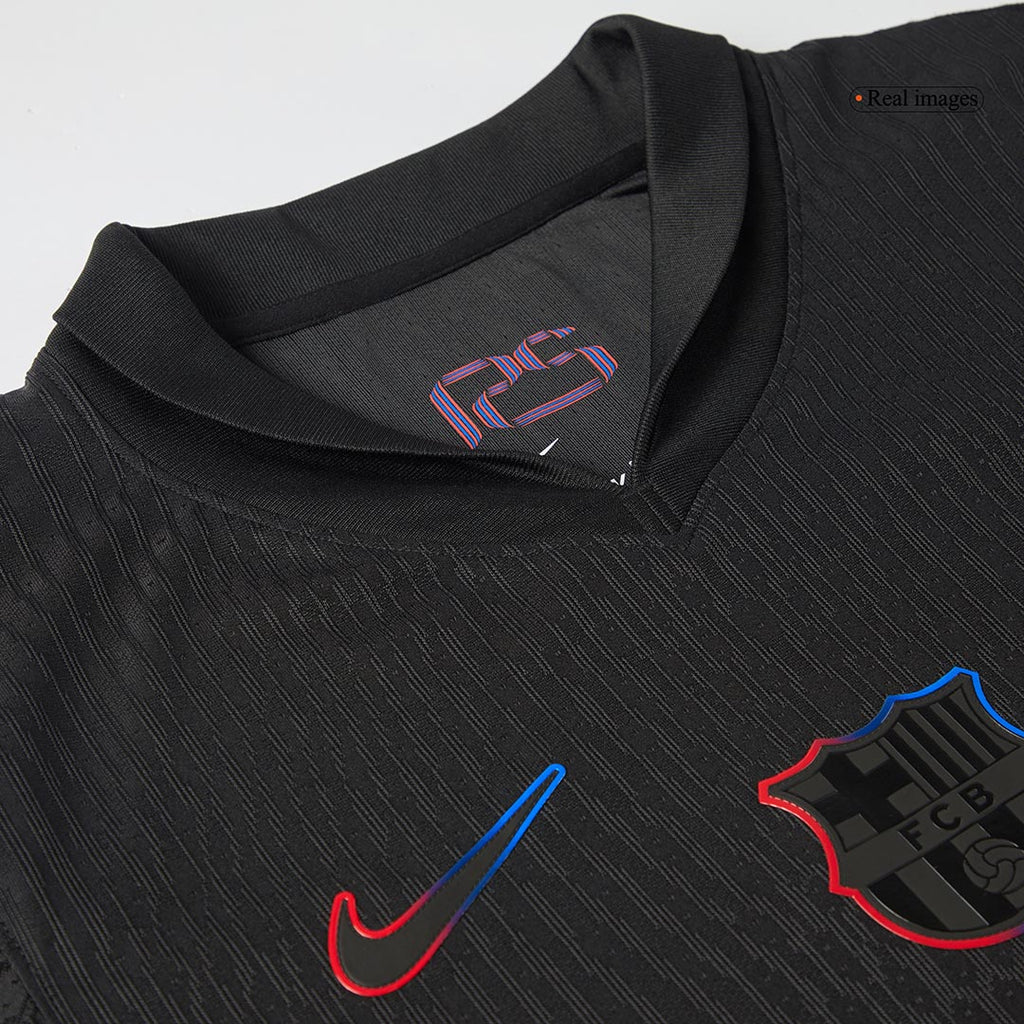 Barcelona Away Soccer Jersey Authentic 2024/25 - Spotify Logo Without Text