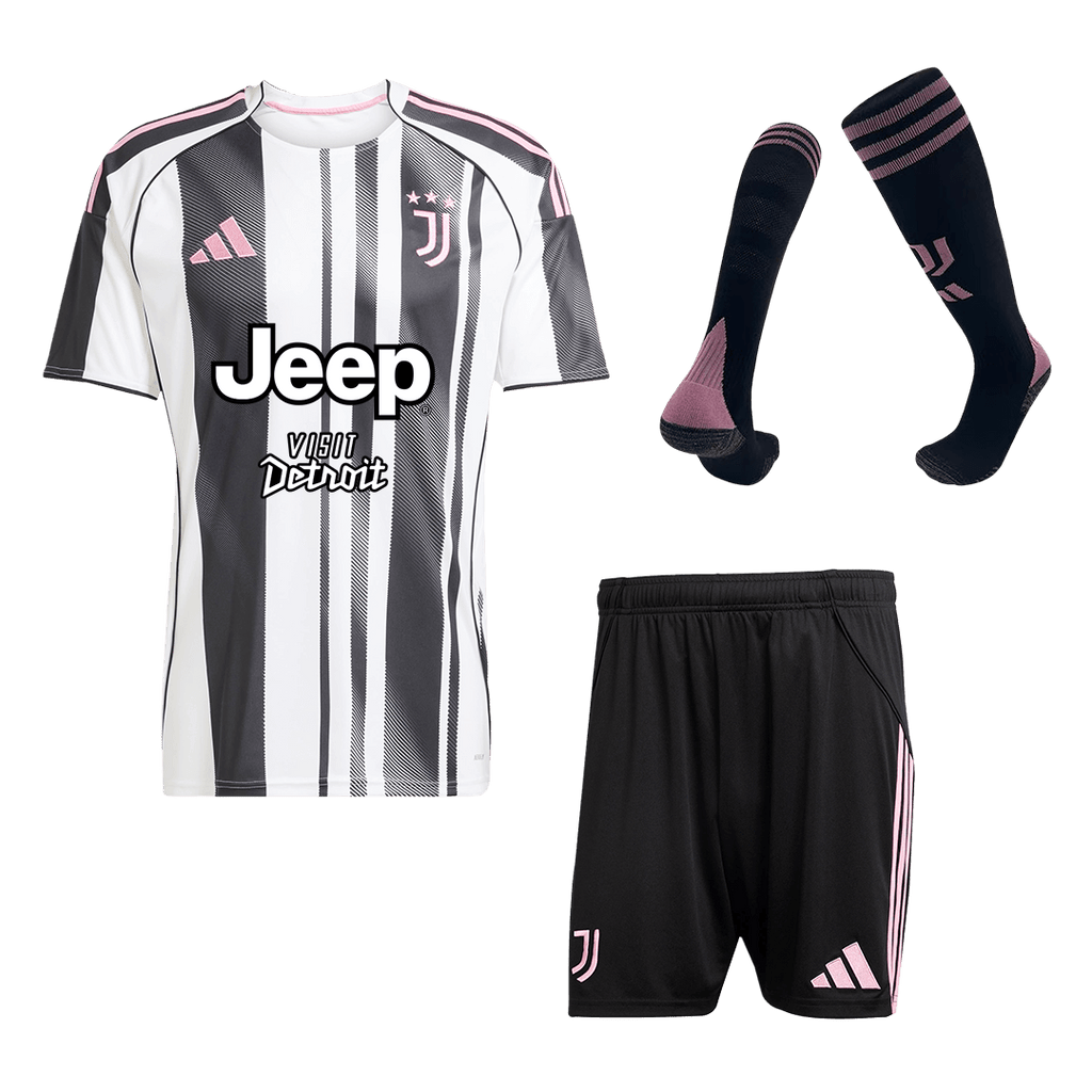 Juventus Home Soccer Jersey Kit 2025/26 - Football Shirt | SmartJerseys | Official Quality