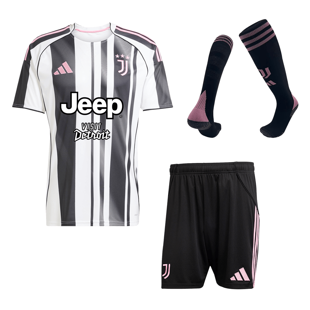 Juventus Home Soccer Jersey Kit 2025/26 - Football Shirt | SmartJerseys | Official Quality