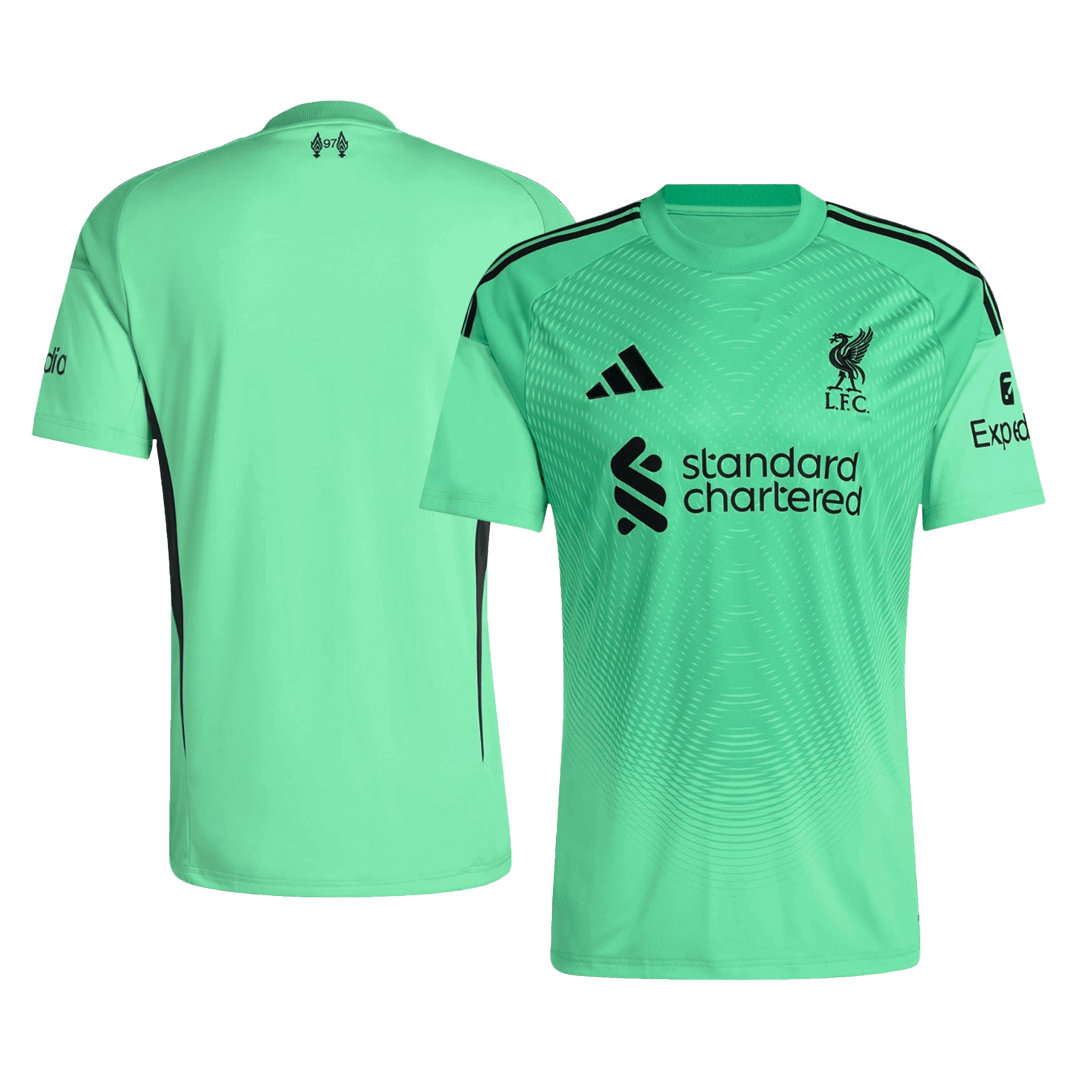 Liverpool Goalkeeper Soccer Jersey 25/26 Green