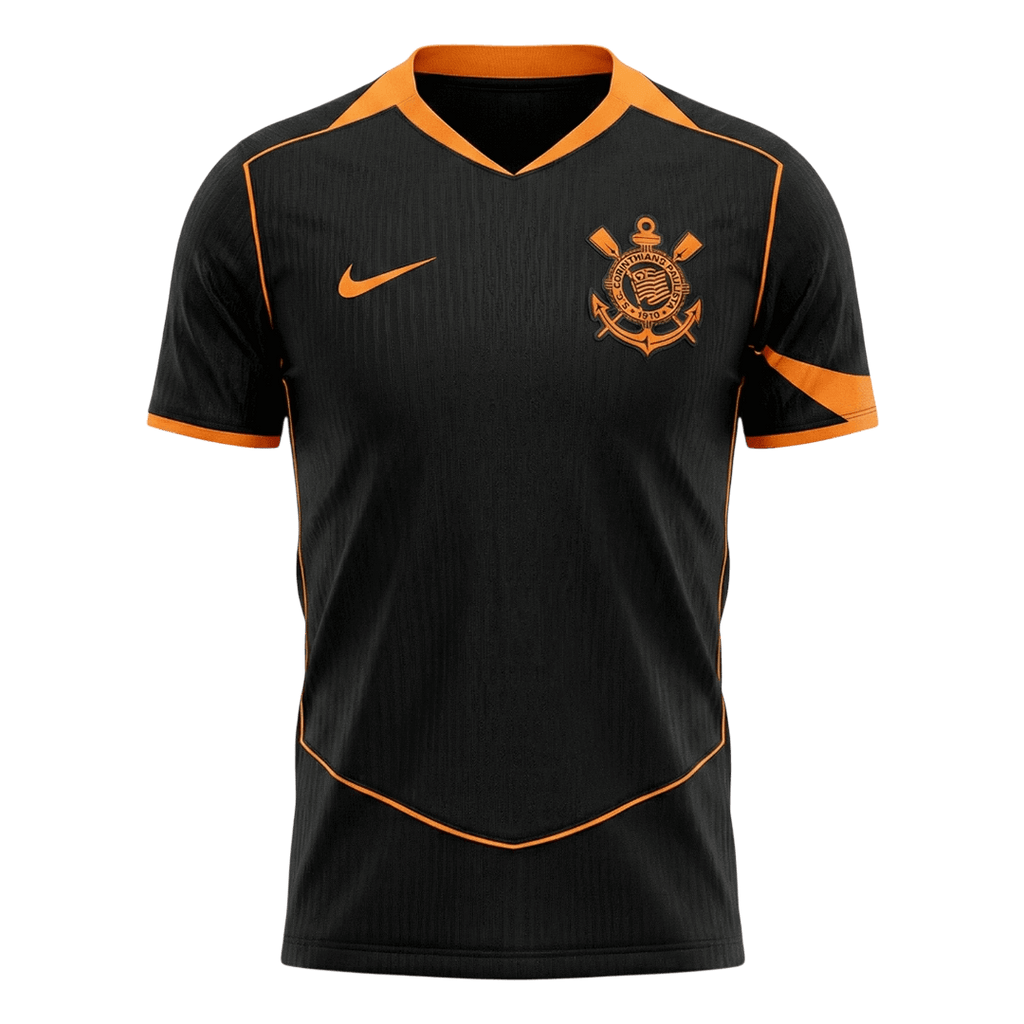 Player Version 25/26 SC Corinthians Third Soccer Jersey Black - Football Shirt | SmartJerseys | Official Quality